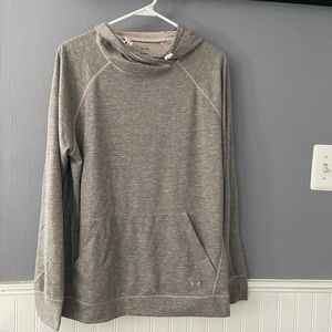 Under Armour Gray Hoodie Cold Gear Size L